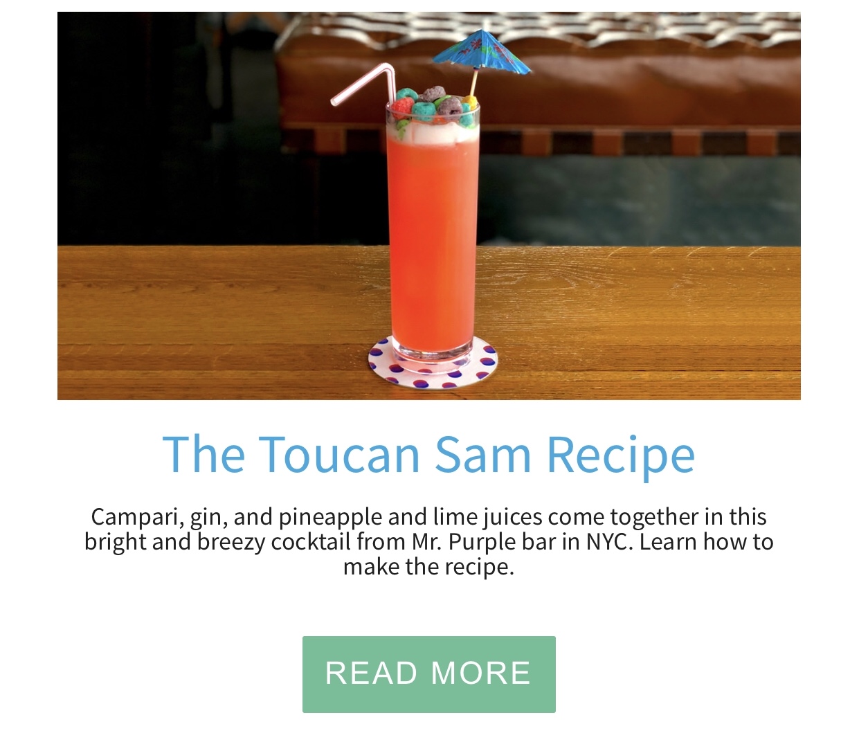 Email Marketing Example from VinePair